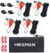 4mm Reflektierend Abspannseile Seil - 4M Leichte Abspannleine Zeltschnur mit Spanner Einsteller für Zelt Zeltplane Camping (4PCS-Schwarz)