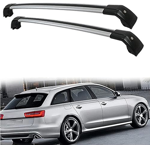 2 Stück Auto Dachträger, für Audi A6 Avant 4G5, 4GD, C7 2011-2018 Querträger Gepäck Cargo Top Dachgepäckträger Auto Dachgepäckablage Zubehör,B
