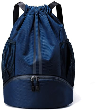 HUA ANGEL Impermeabile Zaino con Coulisse Grande Sportivo Borsa da Palestra con Coulisse Sacca con Scomparto per Scarpe Unisex per Vita Quotidiana All'aperto Casual Yoga Scuola Spiaggia Nuoto