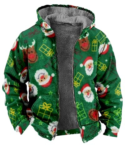 KONG JIMFAN Jacke Herren Outdoor Jacken Für Herren Leichte Jacke Herren Jacke Herren Winter Herren Jacken Allwetterjacke Herren Hoodie Decke Herren Regenjacke Herren Kapuzenjacke Herren(Army Green,L)