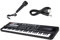 Harilla Piano Electrónico de 61 Teclas, Ayuda Práctica para La Enseñanza con Micrófono, Multifuncional para Espectáculos de Escenario, Adolescentes Y Principi