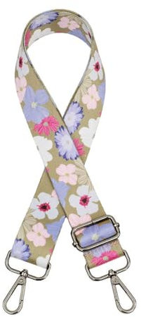 Schultergurt Breit 3.8cm,Längenverstellbarer 75-130cm Taschen Schultergurt,Wechselbarer Taschengurte Tragegurt Schulterriemen mit Karabiner für Schultertaschen Handtaschen,Pistolenschnalle Grün