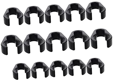 OFFSCH 15pcs Mic Stand Cable Clamps Mic Pole Clamp Cable Organizers for Ktv Home Studio Use