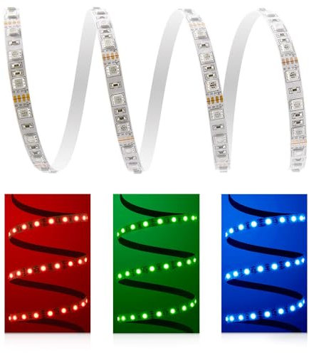 Classic 12V LED Streifen IP20 RGB 60 LED/m 5050 - Länge: 2m
