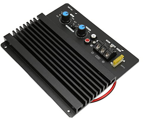 Scheda Amplificatore Digitale, Cablaggio Semplice Scheda Amplificatore Sub Woofer con Pannello in Alluminio Addensato 12V per Veicolo