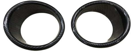 HXPKKX KANGYEBAIHUODIAN Carbon Fiber 2Pcs Überzogene Front Nebel Licht Lampe Abdeckung Trim Fit for BMW X5 F15 2014-2018