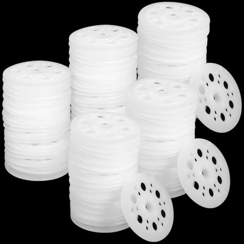 Arandelas de Plástico 400pcs Arandela Plastico 46mm Arandelas de Polipropileno para la Fijación y Soporte de Paneles Aislantes de Espuma (400)