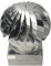 SERVICEWEBSHOP | Comignolo Girevole in Acciaio Inox AISI 304 con Cuscinetti a bagno d’olio, Cappello Eolico per Canne Fumarie e Camini, Base Quadrata Attacco Femmina (CM 42x42)