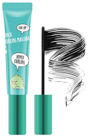 Silk Fiber Mascara, 5D Schwarz Wimperntusche Wasserfest, Schnell Trocknend & Langlebig Wimperntusche für extrem Lange Wimpern, Wischfest & Non-clump Mascara mit Falsche Wimpern Effekt, Augen Make-Up