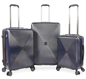 ORIGINAL PENGUIN Hardside 3-teiliges Set, Marineblau, Marineblau, Hardside 3-teiliges Set