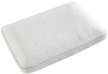 MEFOPILO Cooling Memory Foam Pillow for Sleeping 23.62x15.75x5.12 inches, Viscoelastic, Ergonomic, Orthopaedic Neck Support Pillow, Back, Stomach, Side Sleeper, White