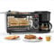 CVNIMV Máquina de Desayuno 3 en 1 con cafetera, Horno de 9 litros, sartén con Control de Temperatura y Temporizador para desayunos Todo el día.