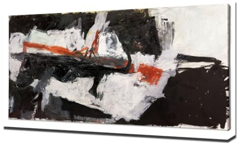 georg baselitz weiblicher akt liegend - Leinwandbild - Leinwandbild auf Holzrahmen - perfektes Bild zur Wanddekoration