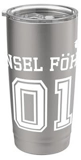 Föhr Souvenir Inselurlaub Urlaub Insel Föhr Doppelwandiger Edelstahl-Thermobecher