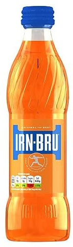 IRN-BRU Regular Soft Drink Glass Bottle 330ml | Case of 24