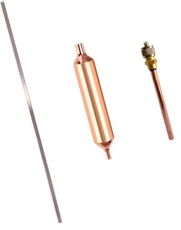 Hangsu Juego de filtro secador de refrigerador con conexión de 1/4 pulgadas para nevera y aire acondicionado para una gran extracción de filtro secador de refrigerador