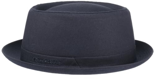 STETSON Athens Cotton Pork Pie Hat Made in Italy Men Summer Winter Lined