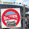 Bayern FREIE-Zone | XXL-Aufkleber 3er-Set | Schützt Schalke, Dortmund & Fußball-Fans vor Bayern & München infizierten | Einfach mehr Spaß im Alltag | Warnschild - Türschild - Öffnungszeitenschild
