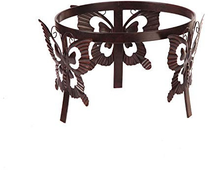 Goose Creek Garten-Metallständer mit Schmetterling für 25,4 cm oder 30,5 cm große Kugeln