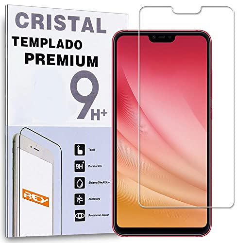 REY Protector de Pantalla para XIAOMI MI 8 Lite - MI8 Lite - MI8X - MI 8X, Cristal Vidrio Templado Premium