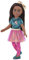Glitter Girls Puppe Odessa – Bewegliche 36 cm Puppe mit Puppenkleidung, Zubehör und braunen langen Haare zum Frisieren – Spielzeug ab 3 Jahren (7 Teile)