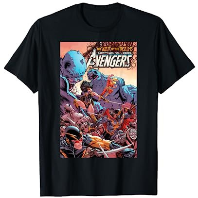 Marvel Avengers Final Battle For Midgard Comic Book Cover T-Shirt