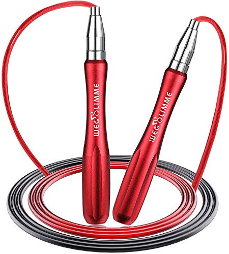 WEGOLIMME Speed Skipping Rope Adult Jump Rope for Exercise, Skipping Ropes for Fitness Women Jumping Rope