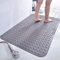 Stafeny Tapis de Douche antidérapant pour l'intérieur de la Douche Tapis de Douche antidérapant Anti-moisissure Tapis de Douche en Caoutchouc (Gris, 80 * 80cm)