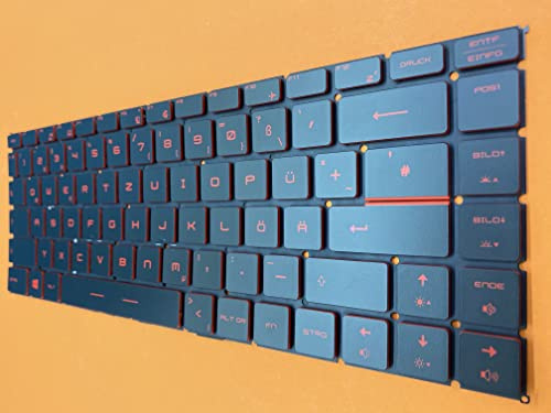 T-ProTek DEUTSCHE-Tastatur Keyboard kompatibel für MSI GF63 Thin 10SCXR-052