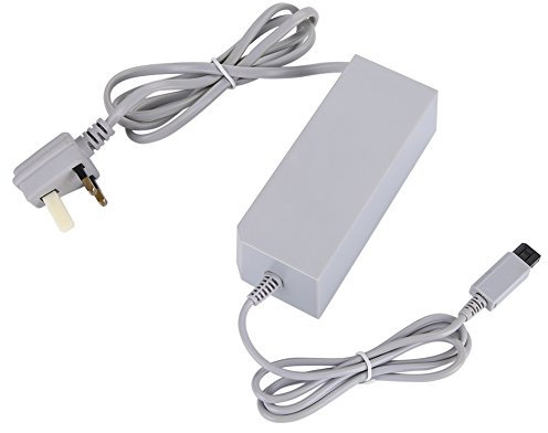 PUSOKEI AC Power Adapter for Wii, Power Supply Adapter Cable Cord for Wii, 110-240V (UK)