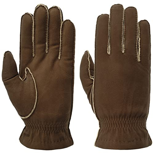 Hestra Andre Gloves Men - men´s leather with lining Winter Autumn-Winter - 9 HS dark brown