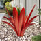 TOMBABY Vergrößern, verdickte, windbeständige Metall-Agave, Gartenkunst, Metallpflanze, Landgarten, Skulptur, Statue, Outdoor-Dekoration, Agave, Metall, Pflanze, Hof, Garten, Rasen, Ornament, Geschenk