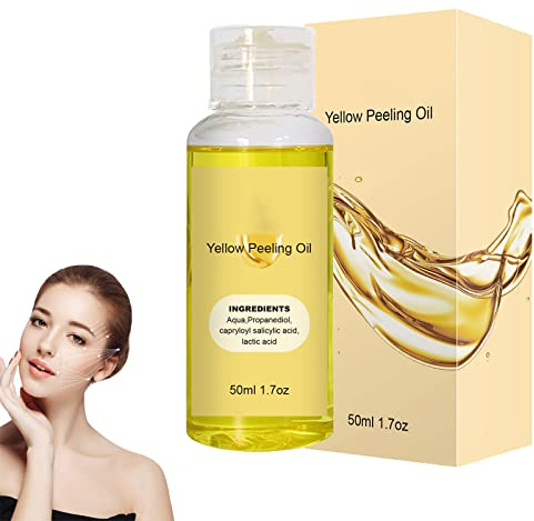 50ml Olf Body Exfoliate Peeling Oil, Old Yellow Peeling Oil, Yellow Peeling Oil,Natural Spot Yellow Peeling Oil, Super Strength Yellow Peeling Oil Exfoliating Dark Skin For Body (50ml)