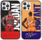 nurkorki [2 Stück Handyhülle für iPhone 15 Hülle 6,1,Basketball Player Star 23 24 Muster Weich Premium TPU Silikon Case Stoßfest Cover Schutzhülle Design Cool für Junge Mann Fan Freund Geschenk