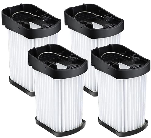 Filter Ersatz für Shark WV270UK WV273UKT WandVac 2.0 schnurlosen Handstaubsauger, waschbar und wiederverwendbar, HEPA-Filter, 4 Stück
