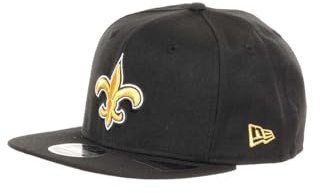 New Era NFL 9Fifty Caps verstellbar Snapback Baseball Kappe gerader Schirm schwarz Dark Eagles Bills Saints