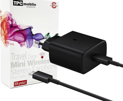 Chargeur réseau super rapide 45 W USB type C pour Samsung Galaxy Tab S8, S9, Ultra, S23, S22+ (TA845EBE)