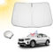 BIBIBO BMW X4 G02 Cubierta de parabrisas delantero compatible con BMW X4 G02, parasol para parabrisas delantero plegable, parasol contra rayos UV