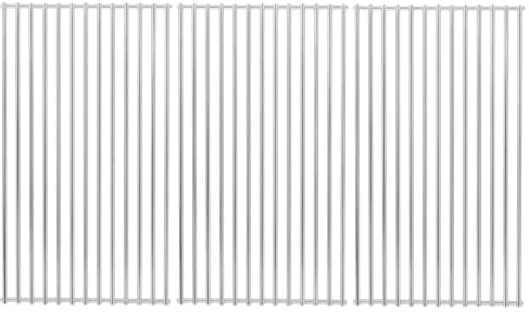 GIRXZYBX 41.5 x 70.5cm Edelstahl Grillrost für Burnhard Big FRED Serie,BBQ Grill Ersatzteile für die meisten Gasgrill,3 Stück