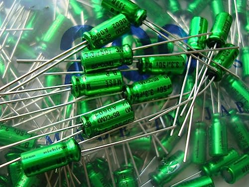 50 V 3,3 UF Muse KZ Green Robemise BP Audiokondensator 10 Stück