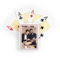 Wanapix | Baraja Francesa Personalizada | Juego de Naipes con tu Foto por una Cara | Juego de 55 Cartas con Diamantes, Tréboles, Corazones y Picas | 100% Personalizada