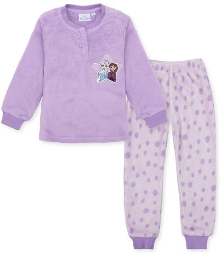 Disney Pigiama Frozen Elsa e Anna in Pile 3 Anni Invernale per Bambina 6958
