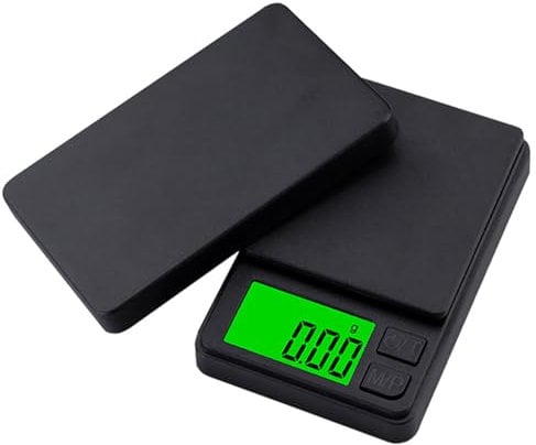 GeekerChip Feinwaage 0.01 g/1000 g,Digitale Küchenwaage,Tragbare Taschenwaage,Multifunktions Taschenwaage Gramm Waage,mit Lcd Display,für Lebensmittel,Schmuck,Medizin,Labor,Kaffee