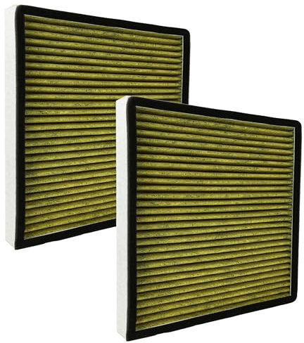 vhbw 2X 4-in-1 Filter kompatibel mit Boneco AH300 Luftreiniger - Mit Aktivkohle, Partikelfilterschicht und biofunktionaler Beschichtung