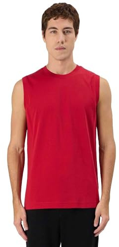 Kappa Cadwal Korporate Man Tee Funktionsshirt, bequem und stilvoll, Rot Pepper und Deep Red, Größe M
