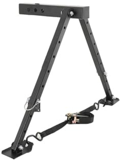 NICCOO Rail dattelage avec Suspension à Trois Points, Fixation en Trois Points, avec Attelage de Remorque Attelage 3 Point Tracteur Stabilisateur Suspendu Récepteur de Remorque Standard de 2 Pouces