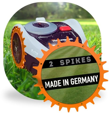 ULROAD 2 punte per robot tosaerba, per Segway Navimow i105e & i108e, strumento di trazione, ruote di trazione per più pendenza, tosaerba, robot, accessori per ruote da ringhiera