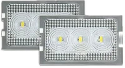 XuYingBhd For Land For Rover For Discovery 3 4 For Freelander 2 White Led License Plate Light Lamp Number Plate Light