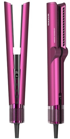 TAURUS Plancha Pelo Secador 2en1 Alisador con Aire sin placas para Cabello Humedo y Seco Motor Digital 1200W 110000 RPM con Tecnologia Antiesncrespamiento