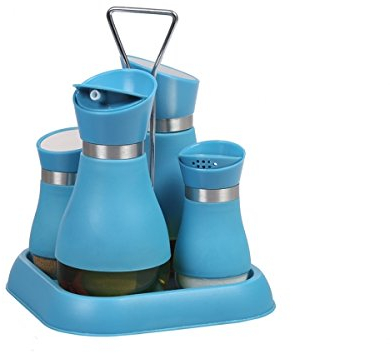 FLORINA 5tlg. Menage Odika blau